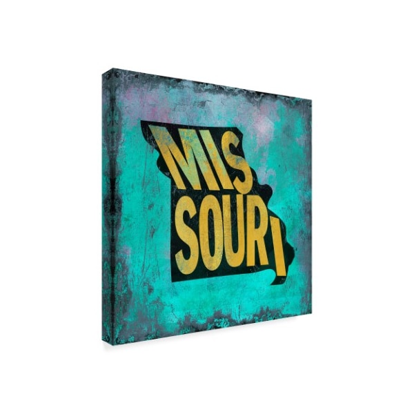 Art Licensing Studio 'Missouri Word Map' Canvas Art,35x35